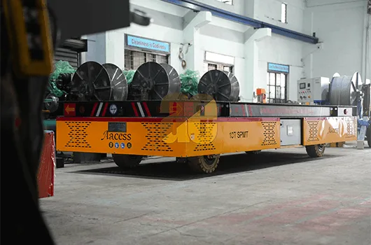 360 degree rotational transfer trolley