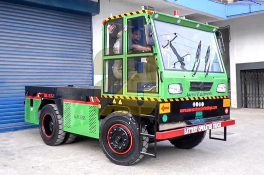 battery operated transport trolley