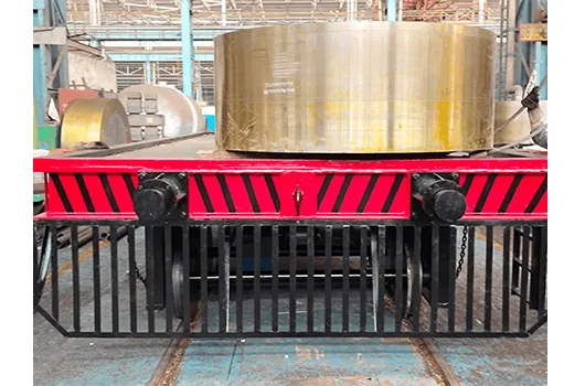 trackless trolley with lifting platform