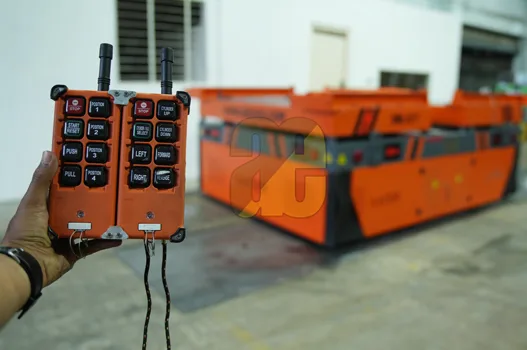 die transfer trackless trolley system