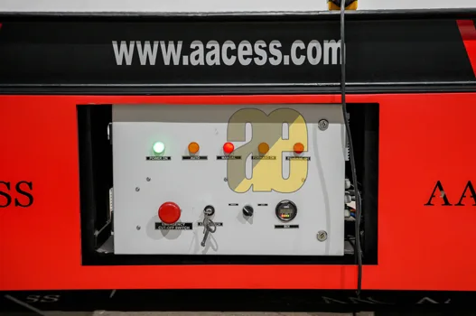 rail guided transfer trolley system