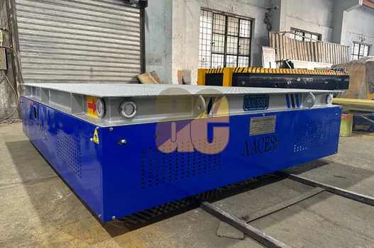 rail guided trolley system