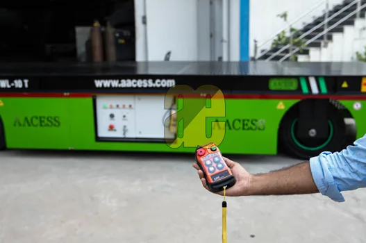 battery operated trackless trolley