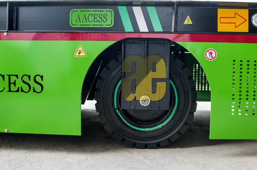 trackless transfer trolley system