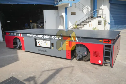 battery operated trackless trolley