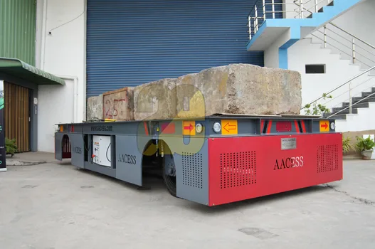heavy duty trackless transfer trolley