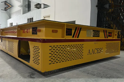 heavy duty trackless trolley