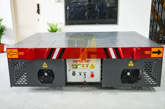 rotational transfer trolley front view