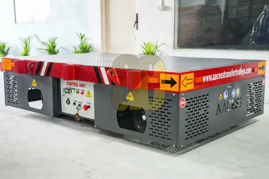 rotating platform transfer trolley