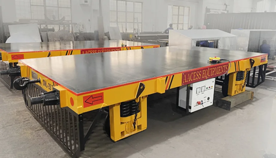 industrial trolley application setup
